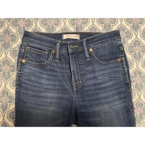 Madewell 10” High-Rise Skinny Jeans Women’s 25P Petite Blue Denim